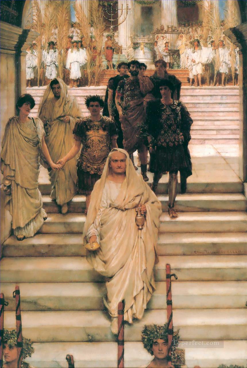 The Triumph of Titus Romantic Sir Lawrence Alma Tadema Oil Paintings